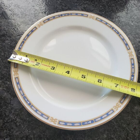 VINTAGE Syracuse Mistic Blue Salad plates Set of 2 - Picture 5 of 6